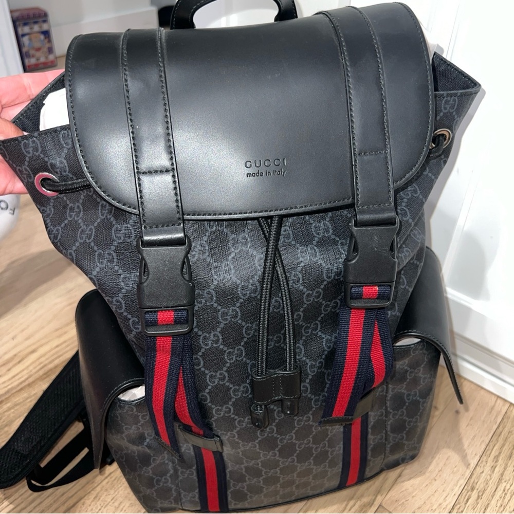 Gucci GG supreme mens backpack